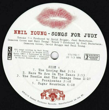 Vinyl Record Neil Young - Songs For Judy (LP) - 8