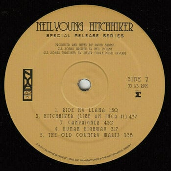 Disque vinyle Neil Young - Hitchhiker (LP) - 5