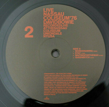 Vinyl Record David Bowie - Live Nassau Coliseum '76 (LP) - 3