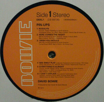 Vinyl Record David Bowie - Pinups (2015 Remastered) (LP) - 2