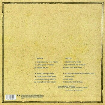 Hanglemez Eric Clapton - Me And Mr. Jonhson (LP) - 2