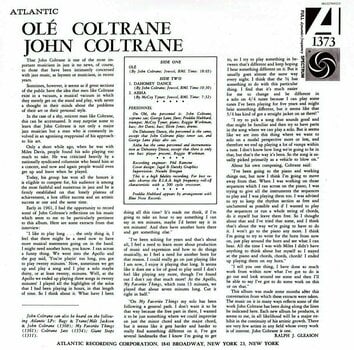 Vinyl Record John Coltrane - Ole Coltrane (Mono Remaster) (LP) - 2