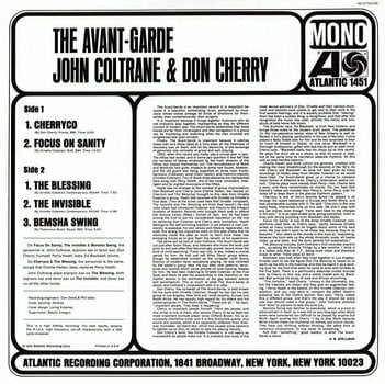 Грамофонна плоча John Coltrane - The Avant-Garde (Mono) (Remastered) (LP) - 2