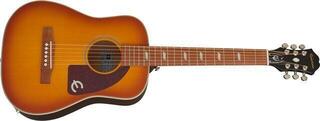 Електро-акустична китара Дреднаут Epiphone Lil' Tex Faded Cherry Sunburst Електро-акустична китара Дреднаут - 1