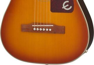 Електро-акустична китара Дреднаут Epiphone Lil' Tex Faded Cherry Sunburst Електро-акустична китара Дреднаут - 2