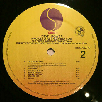 Vinyl Record Ice-T - Power (LP) - 4