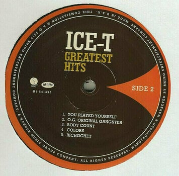 Vinyl Record Ice-T - Rsd - Greatest Hits (LP) - 4