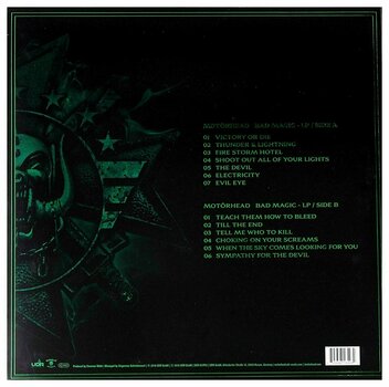 Vinyl Record Motörhead - RSD - Bad Magic (Green Coloured) (LP) - 2