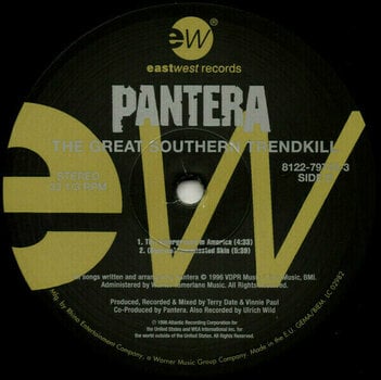 Vinyl Record Pantera - Great Southern Trendkill (LP) - 6