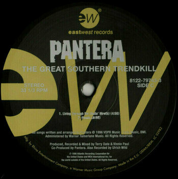Disque vinyle Pantera - Great Southern Trendkill (LP) - 8