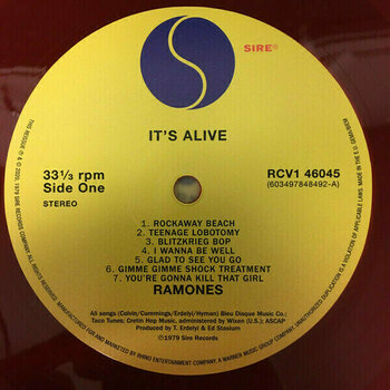 Vinyl Record Ramones - It's Alive (LP) - 8