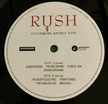 Vinyl Record Rush - Clockwork Angels Tour (5 LP) - 4