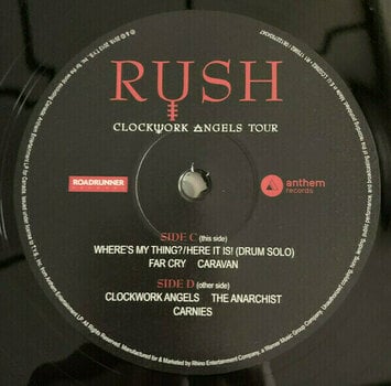 Vinyl Record Rush - Clockwork Angels Tour (5 LP) - 6