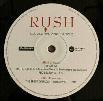 Disco de vinilo Rush - Clockwork Angels Tour (5 LP) - 8