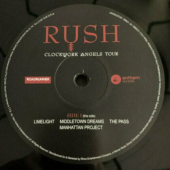 Vinyl Record Rush - Clockwork Angels Tour (5 LP) - 12