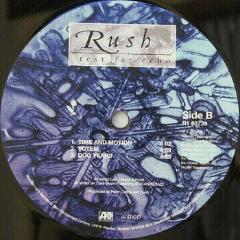 Vinyl Record Rush - Test For Echo (LP) - 7