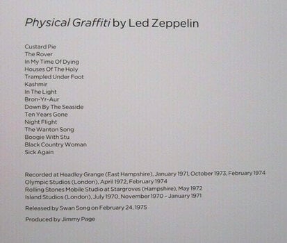 Vinyl Record Led Zeppelin - Physical Graffiti Super Deluxe Edition Box (3 LP + 3 CD) - 26