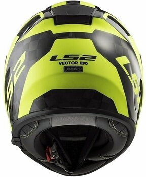 Helm LS2 FF397 Vector C Evo Shine Carbon H-V Yellow L Helm - 4