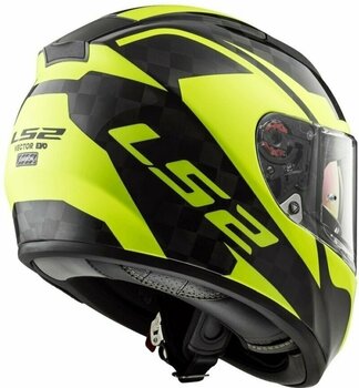 Helmet LS2 FF397 Vector C Evo Shine Carbon H-V Yellow L Helmet - 5