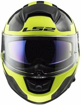 Helm LS2 FF397 Vector C Evo Shine Carbon H-V Yellow L Helm - 7