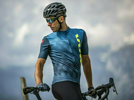 Camisola de ciclismo Castelli Fuori Mens Jersey Jersey Forest Grey M - 3