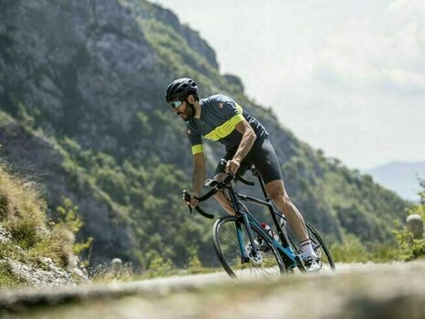 Cycling jersey Castelli Prologo VI Mens Jersey Light Steel Blue/Chartreuse/Dark Steel Blue M - 3