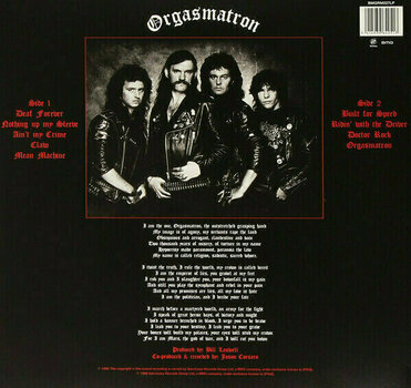 LP Motörhead - Orgasmatron (LP) - 2