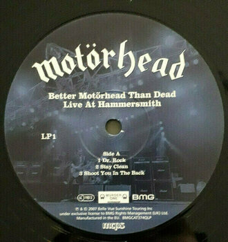LP Motörhead - Better Motörhead Than Dead (Live at Hammersmith) (4 LP) - 4