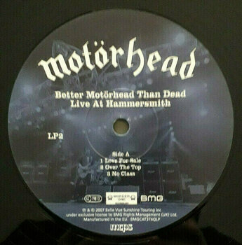 Vinyl Record Motörhead - Better Motörhead Than Dead (Live at Hammersmith) (4 LP) - 5