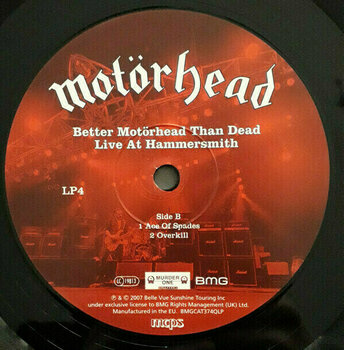 Vinyylilevy Motörhead - Better Motörhead Than Dead (Live at Hammersmith) (4 LP) - 7