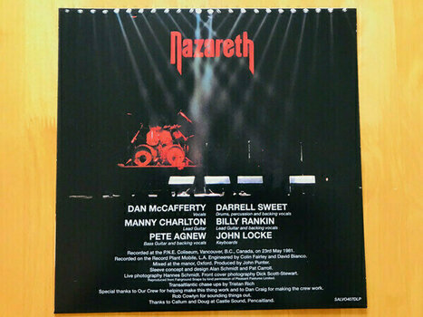 Vinyl Record Nazareth - Snaz (LP) - 6