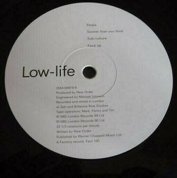 Vinyl Record New Order - Low-Life (LP) - 3