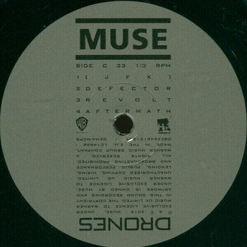 Vinyl Record Muse - Drones (LP) - 12