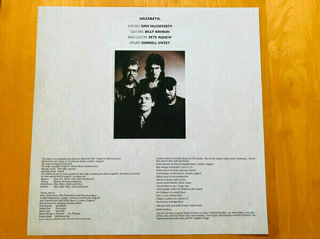 Vinyl Record Nazareth - No Jive (LP) - 5