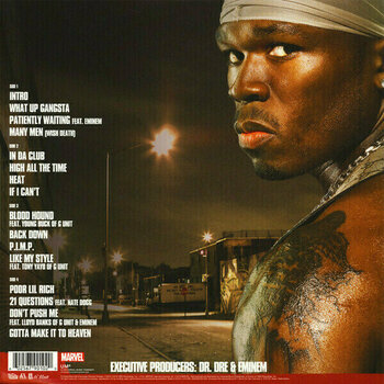 Vinyl Record 50 Cent - Get Rich Or Die Tryin' (2 LP) - 2
