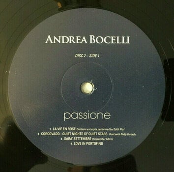 Vinyl Record Andrea Bocelli - Passione Remastered (2 LP) - 4