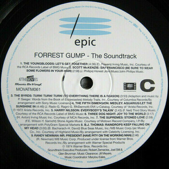 Vinylskiva Forrest Gump - Original Movie Soundtrack (2 LP) - 4