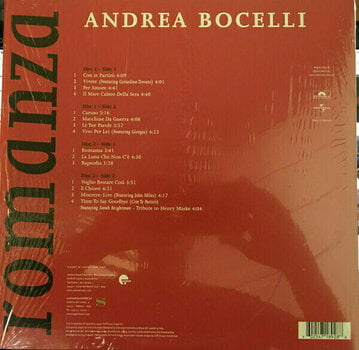 Vinyl Record Andrea Bocelli - Romanza Remastered (2 LP) - 2