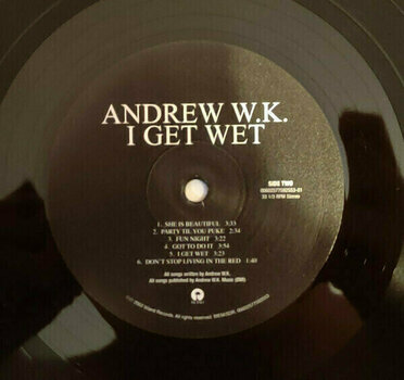 Vinyl Record Andrew W.K. - I Get Wet (LP) - 6