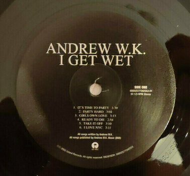 Vinylskiva Andrew W.K. - I Get Wet (LP) - 7