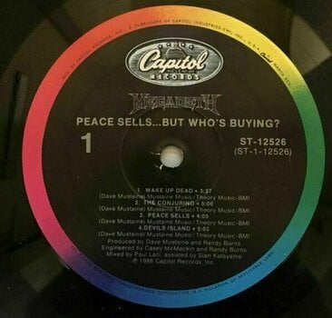 LP Megadeth - Peace Sells..But Who's Buying (LP) - 3