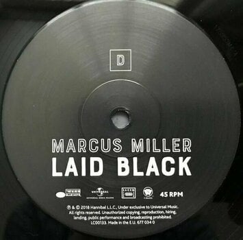 Vinyl Record Marcus Miller - Laid Black (LP) - 9