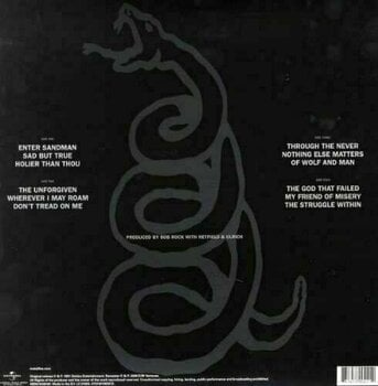 Vinyl Record Metallica - Metallica (Black Album) (2 LP) - 8