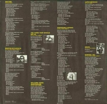 Vinyl Record Metallica - Master Of Puppets (LP) - 5