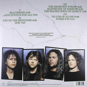 Vinylskiva Metallica - And Justice For All (2 LP) - 7