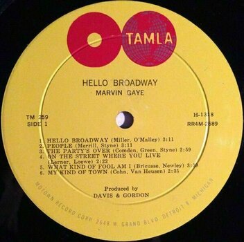 Vinyl Record Marvin Gaye - Hello Broadway (LP) - 3