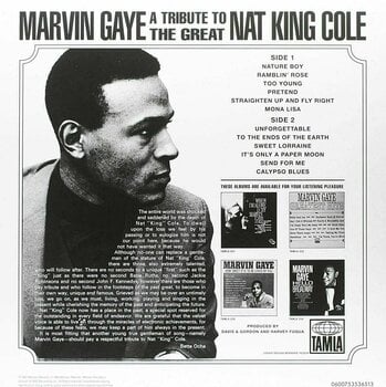 Disco de vinilo Marvin Gaye - A Tribute To The Great Nat (LP) - 2
