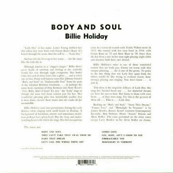 Vinyylilevy Billie Holiday - Body And Soul (180g) (LP) - 3