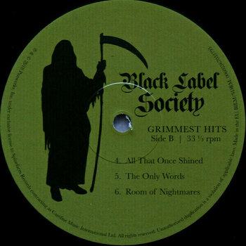Vinyl Record Black Label Society - Grimmest Hits (2 LP) - 6