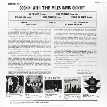 Disco de vinil Miles Davis Quintet - Cookin' with the Miles Davis Quintet (LP) - 2